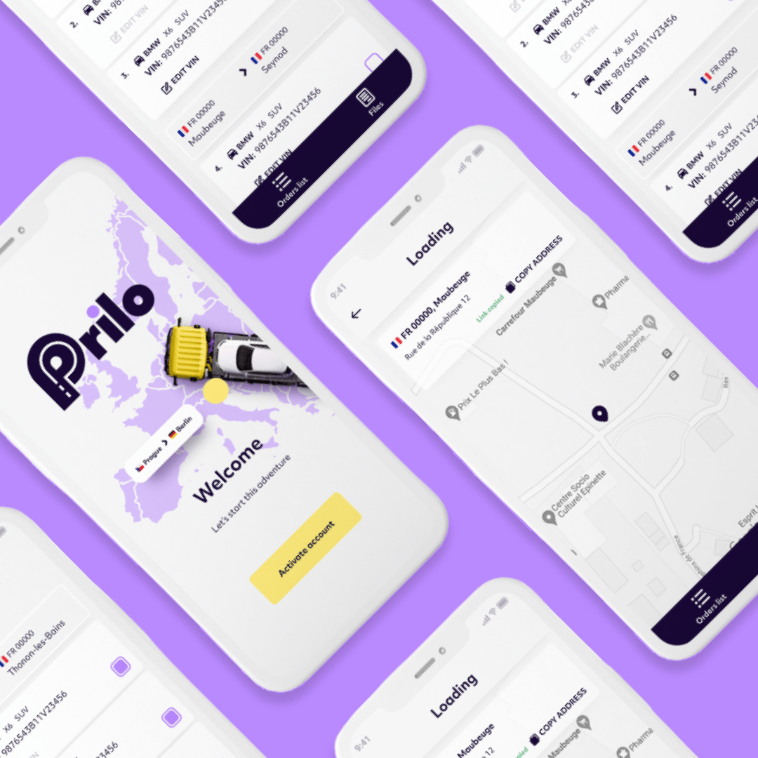 Cloud based platform in mobile app for Prilo