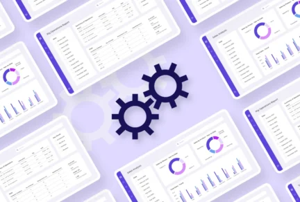 Screenshots of Power BI dashboards – data visualization for sales and operations within the context of Power BI report automation.