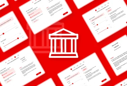 Cross-device preview of credit application form featuring monthly rate and SMS verification.