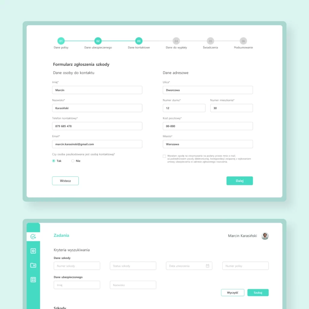 Client data in the AI-based refund automation platform