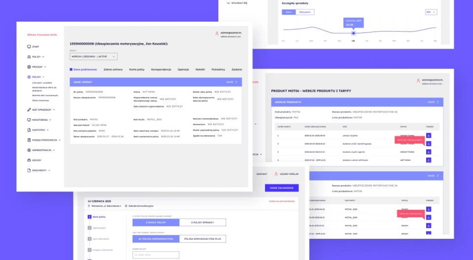 Insurance system for new companies - Altkom Insurance Suite