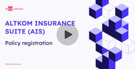 Altkom Software's video about Policy registration in Altkom Insurance Suite