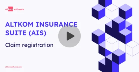 Altkom Software's video about claim registration in Altkom Insurance Suite